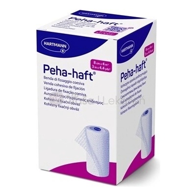 Peha-haft Kohézne fixačné elastické ovínadlo 8 cm x 4 m 1 fixačný obväz