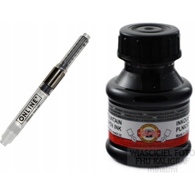 Koh-i-noor Inkoust do plniciho pera 141505 černý – Zboží Dáma