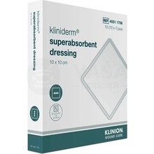 Kliniderm Superabsorbent Dressing Krytie na rany superabsorpčné sterilné 10 x 10 cm 10 ks