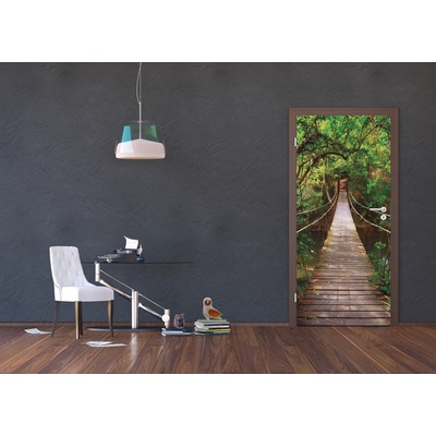 AG Design FTNV-2891 vliesová fototapeta Green Bridge rozměry 90 x 202 cm