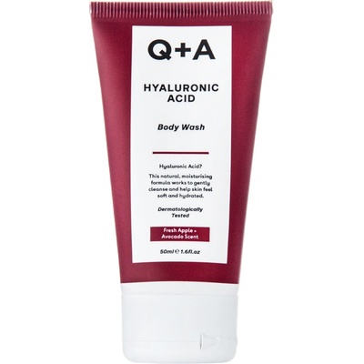 Q+A Hyaluronic Acid Body Wash hydratační sprchový gel s kyselinou hyaluronovou 50 ml