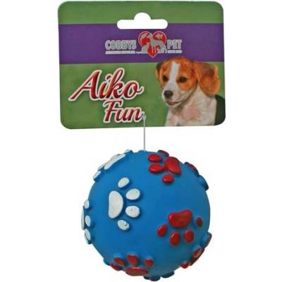 Cobbys pet aiko fun Míč tlapky gumová 8 cm