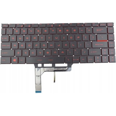 Klávesnice MSI GF63 THIN 9SC / LED RED