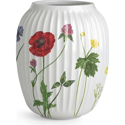 KÄHLER Porcelánová váza Hammershøi Wild Flowers 21 cm, multi barva, porcelán