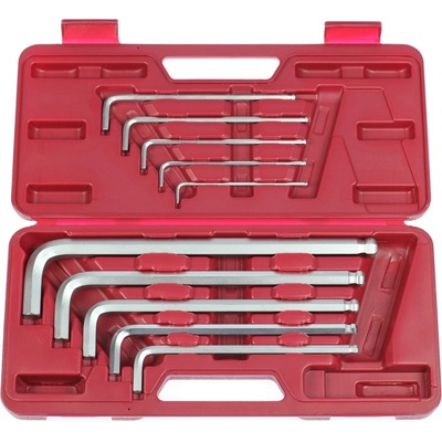 Condor 100-04130 klíče zástrčné Inbus 3 - 17 mm, s koulí, prodloužené, sada 10 dílů