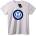 NOONEBRAND Тениска с лого на Inter Milan - L, White