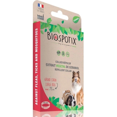 BIOGANCE Обезопасителен нашийник BIOGANCE Biospotix Large dog L-XL с репелентен ефект 75 см