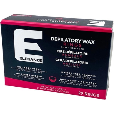 ELEGANCE Depilatory Depilační vosk wax rings 290 g