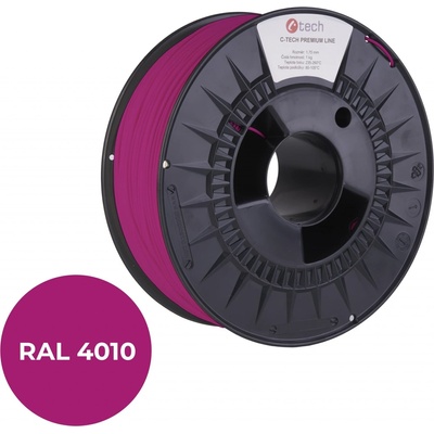 C-Tech Premium Line PETG telekomunikační fialová, RAL4010, 1,75mm, 1kg