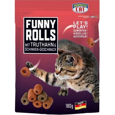 Perfecto Cat Funny Rolls s KRŮTÍM 180 g