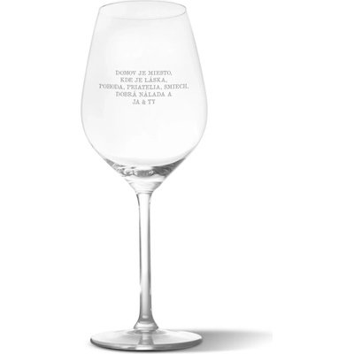 Sablio Pohár na víno Domov 3 490 ml