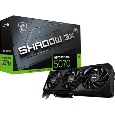 MSI GeForce RTX 5070 SHADOW 3X OC 12GB GDDR7 192bit