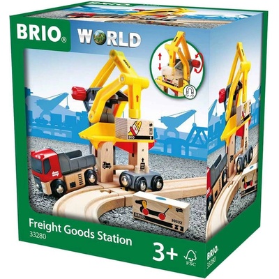 Brio 33280 Překladiště s vagónkem a nákladním autem