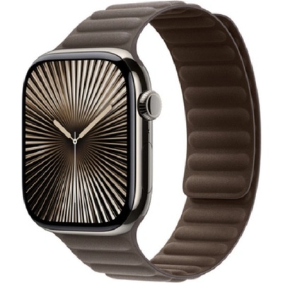 Каишка Apple - Magnetic Link, Apple Watch, 46 mm, M/L, Dark Taupe (mxwx3zm/a)