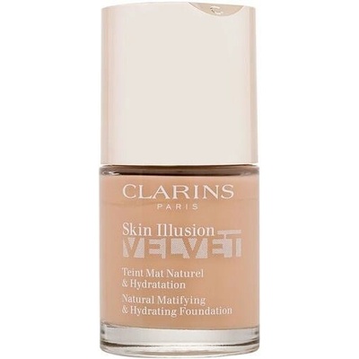 Clarins Skin Illusion Velvet Tekutý make-up s matným finišem s vyživujícím účinkem 108W 30 ml