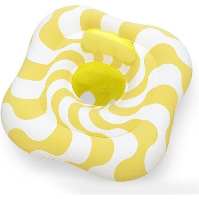 Bestway Надуваем бебешки седящ кръг с облегалка, 79x79 см