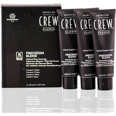 American Crew Комплект American Crew: Precision Blend полутрайна боя за коса 2-3 40 ml + Precision Blend полутрайна боя за коса 2-3 40 ml + Precision Blend полутрайна боя за коса 2-3 40 ml