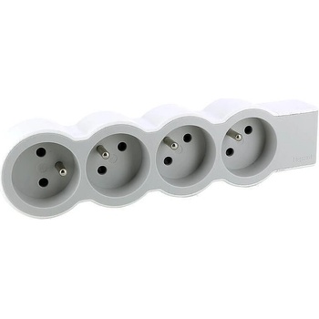 Legrand Разклонител БЯЛ 4x френски стандарт без кабел Standard NEW Legrand (49497)
