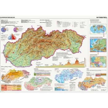 Dino - Puzzle Map of Slovakia 2 - 2 000 piese