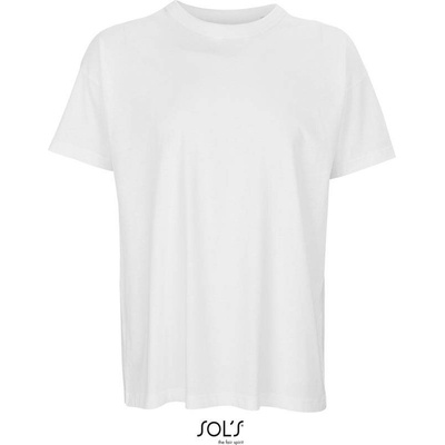 Sol's Boxy Men pánske oversize tričko biele