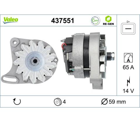 VALEO Alternátor 437551