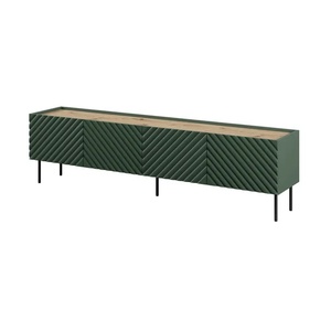 Cama MEBLE 4D RTV шкаф ONDA 200x40xH54.35 зелен (стоящ или стенен) (10151391)