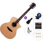 BromoGuitars BAA4C Premium SET Natural Джъмбо китара