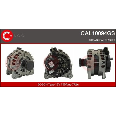 ALTERNATOR 12V 150A Z KOLEM OE SEG