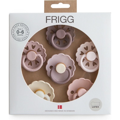 Frigg Set kaučuk 6ks dudlíků Blooming Love