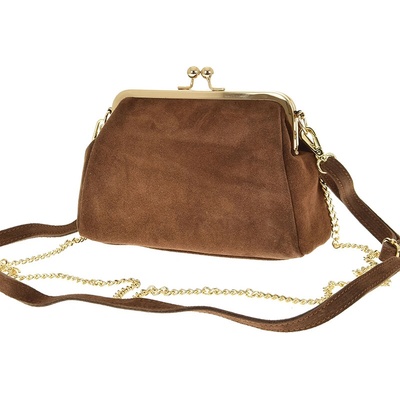Laura Biaggi kožená crossbody kabelkaTS118-52 černá