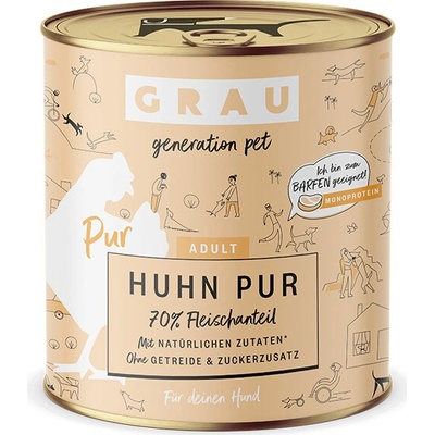 Grau Adult 100% Kuracie mäso 800 g