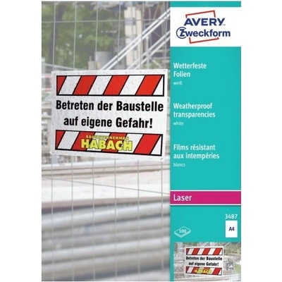 Avery Zweckform 3487 bílé 210mm x 297mm