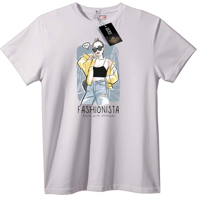 NOONEBRAND Тениска с уличен стил на модница - L, Black