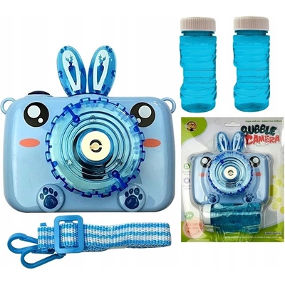 Fotoaparát pouští mýdlové bubliny na baterie Modrá