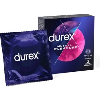 Durex 3 бр. Задържащи презервативи Durex Mutual Pleasure (Climax)