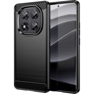 Gigapack Xiaomi Poco X7 GIGAPACK Силиконов протектор за телефон, удароустойчив, карбонов модел, ЧЕРЕН GP-166761 (GP-166761)