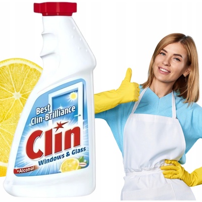 Clin na okná náhradná náplň Lemon 500 ml