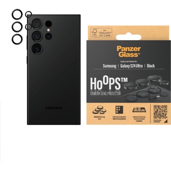Image 1 of Panzer Протектор за камера PanzerGlass Hoops Camera Protector за Samsung Galaxy S24 Ultra - Черен