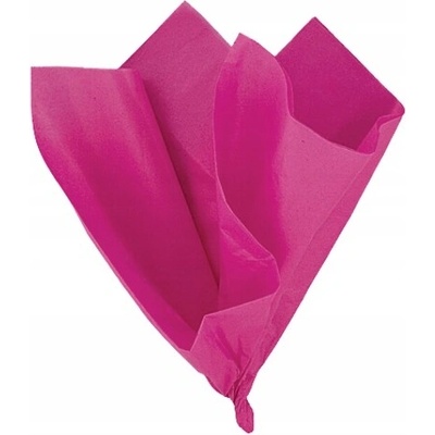Hladký hodvábny papier Unique ružový