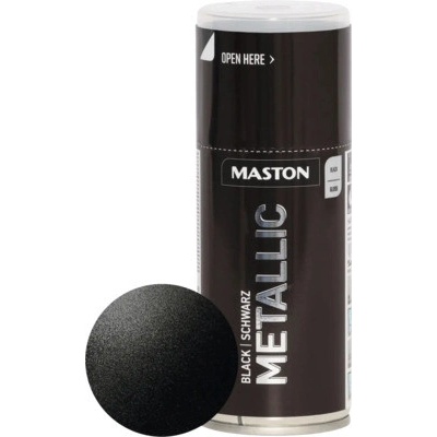 Maston METALLIC čierna 150 ml