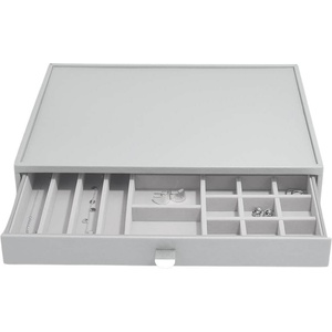 Stackers Ковчеже за бижута Stackers 19 камери с чекмедже supersize каменносиво (75808)