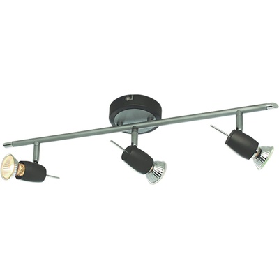 ELMARK Vrana 3603 СПОТ 3xgu10 ЧЕРЕН/ СРЕБРО (9520022)