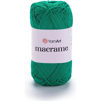 Yarn Art příze Macrame M168 smaragdově zelená
