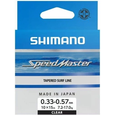 Shimano Speedmaster Surf Taper ld 10x15m 0.33-0.57mm Clear