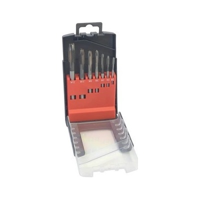 Bučovice Tools Sada závitníků M3-M12 7dílů PN8/1371(102) a 8/1376(105) s lamačem HSS - SZ102-7P