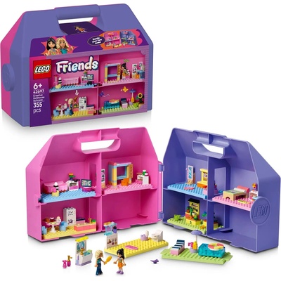 LEGO® Friends 42697 Kreatívny kufrík s domčekom pre bábiky
