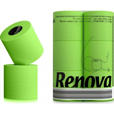 RENOVA Black Label zelený 3-vrstvý 6 ks