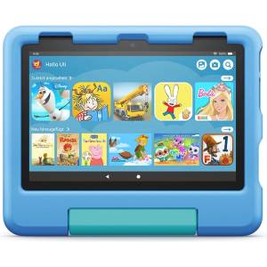 Amazon child-friendly case for the Fire HD 8 tablet (only compatible with 12th generation, 2022), blue - 53-028582 (53-028582)