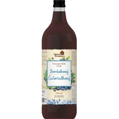 Naturprodukt Borůvkový sirup 1 l