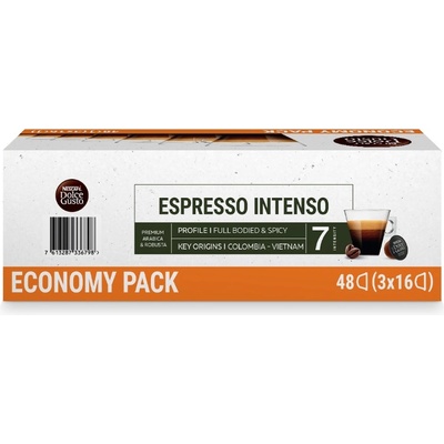 NESCAFÉ Кафе капсули NESCAFE Dolce Gusto - Espresso Intenso Economy pack, 48 напитки (12471559)